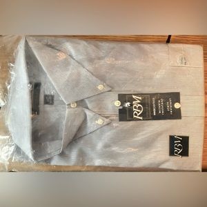 NWT RBM Collection Pinpoint Blue button down dress shirt